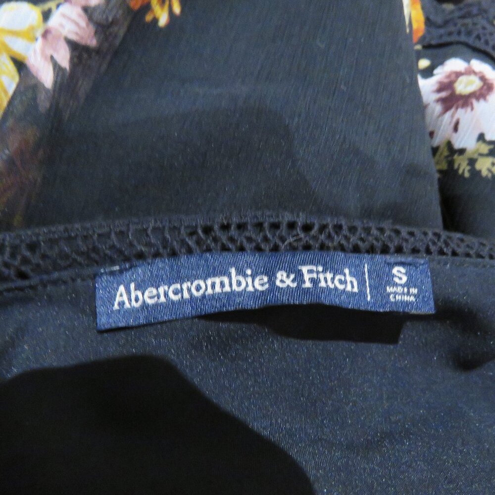 Abercrombie & Fitch Black Floral Maxi Dress - Picture 15 of 15